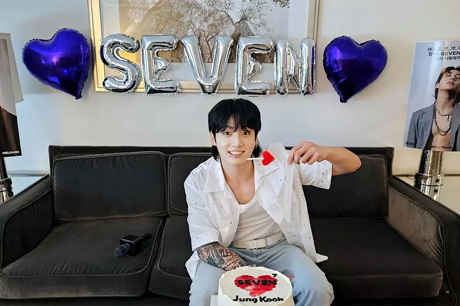 "Seven", de Jungkook, alcança 200 milhões de visualizações