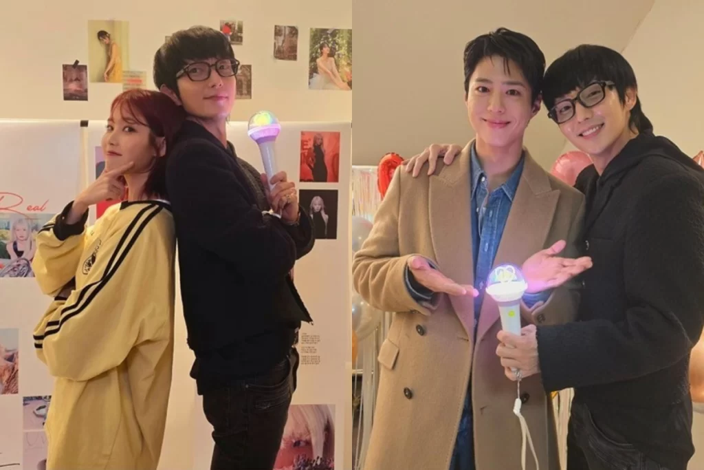 Lee Joon Gi Reencontra IU nos Bastidores de sua Turnê Mundial e Também Posa com Park Bo Gum